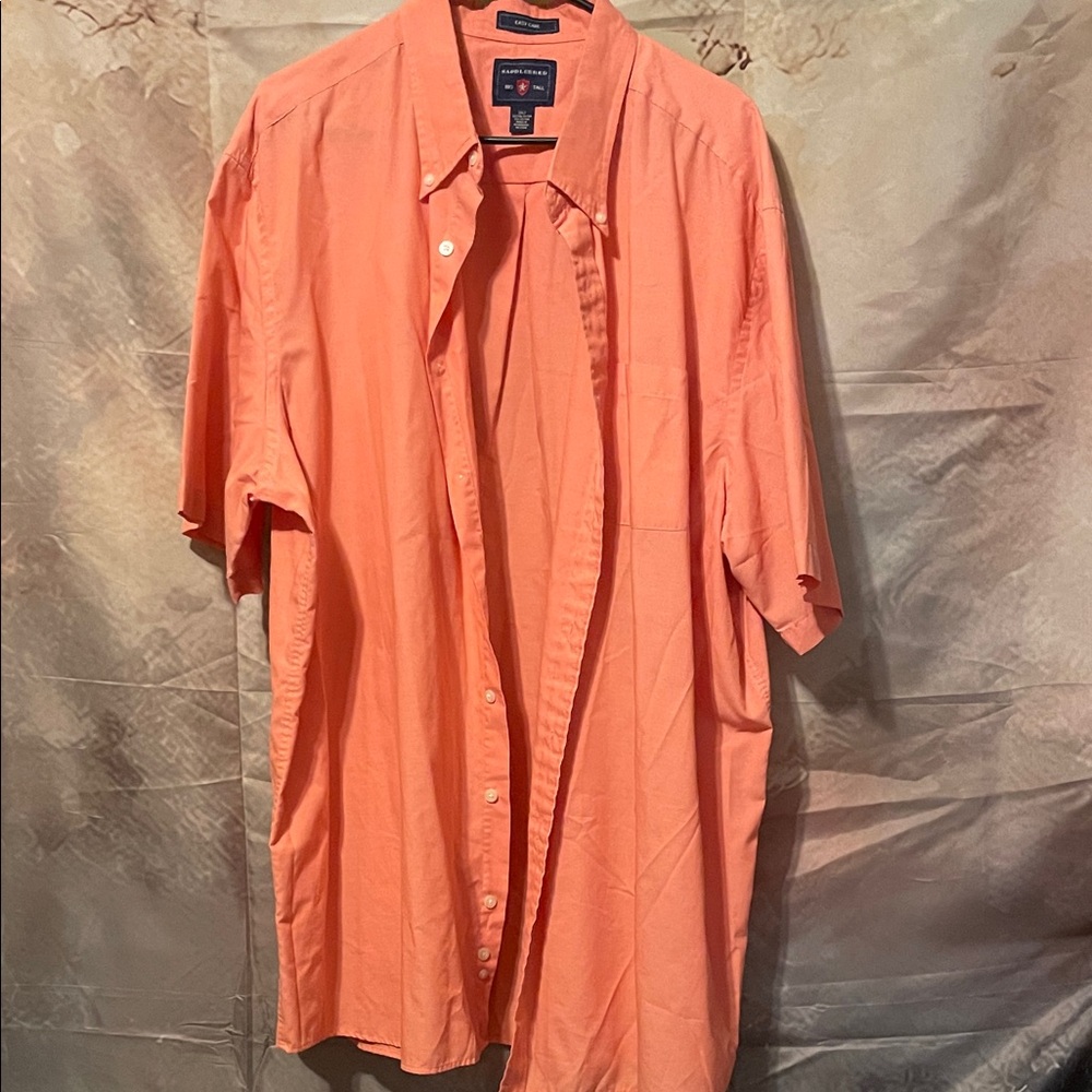 Saddlebred Men's Orange Dress Shirt